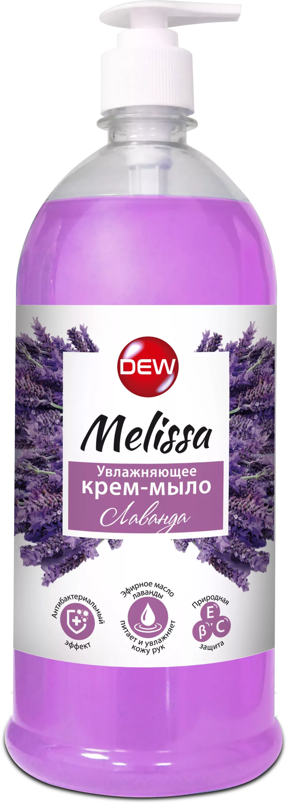 თხევადი საპონი DEW Melissa ლავანდა - 1 ლ