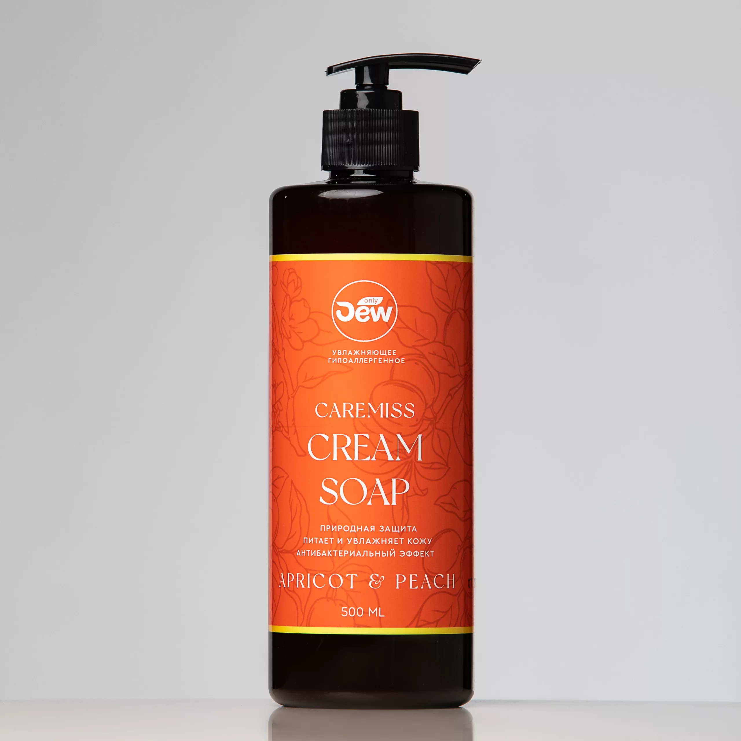 პარფიუმერული თხევადი კრემ საპონი  Only DEW CareMiss გარგარი და ატამი - 500 მლ