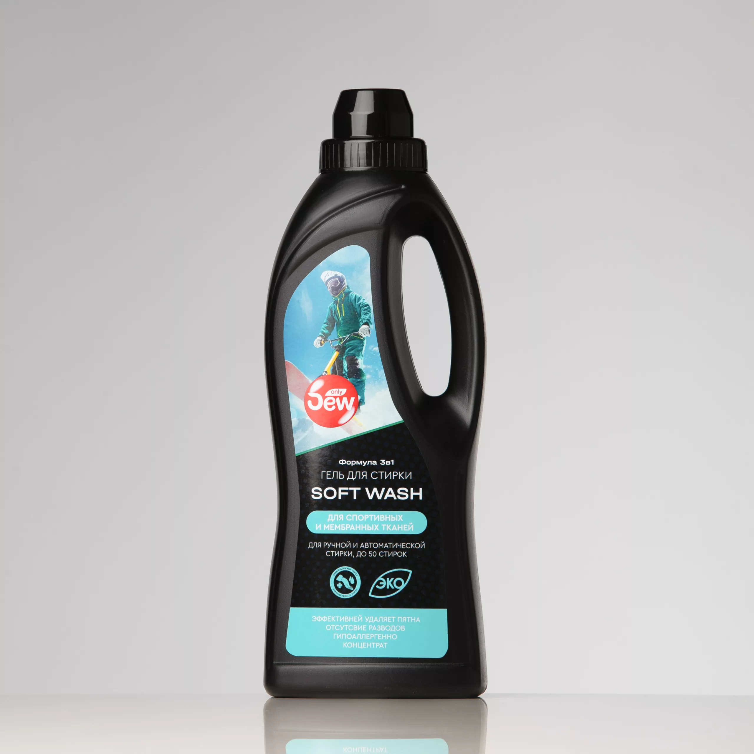 Only DEW Soft Wash ბიოდეგრადირებადი  კონცენტრატი სარეცხი სითხე  სპორტული ტანსაცმლისა და მემბრანული ქსოვილისთვის - 1 ლ